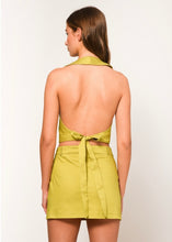 Load image into Gallery viewer, MEGHAN MONOCHROME VEST Sun.Set.Go (LIME DENIM)
