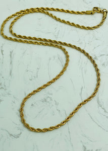 Gold Rope Chain 60cm