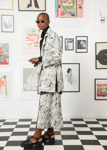 THE GREAT WAVE BLAZER OFF-WHITE ARPYES
