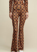 Load image into Gallery viewer, GLORY PRINTED VELVET PANTS Sun.Set.Go. (CIRCLES)
