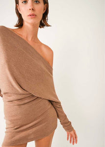 MADDY MINI DRESS Sun.Set.Go (CAMEL)