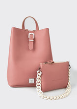 Load image into Gallery viewer, Chain Backpack Dusty Pink Elena Athanasiou
