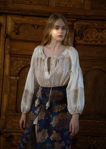 DELAWARE TOP (EMBROIDERED EMBELLISHED) Nidodileda