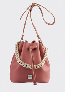 Chain Pouch Bag Dusty Pink Elena Athanasiou