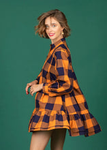 Load image into Gallery viewer, Halloween frill dress (Orange) Chaton
