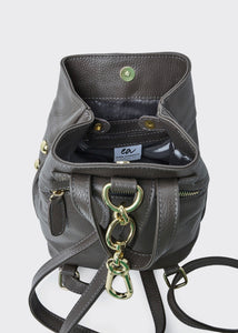 Black N’ Metal Mini Backpack Grey Elena Athanasiou